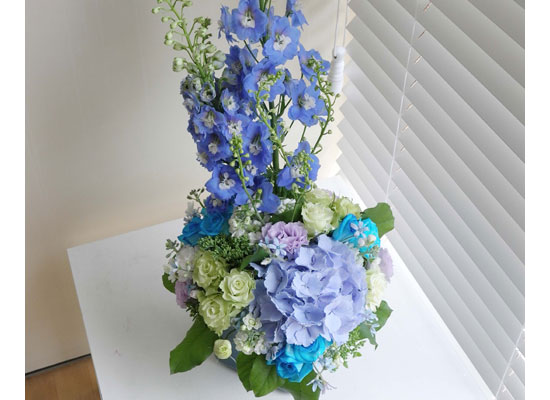 Made in 20 flowers - Green&blue