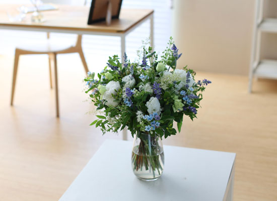 Ways to Freshen Your Home - white and white and blue