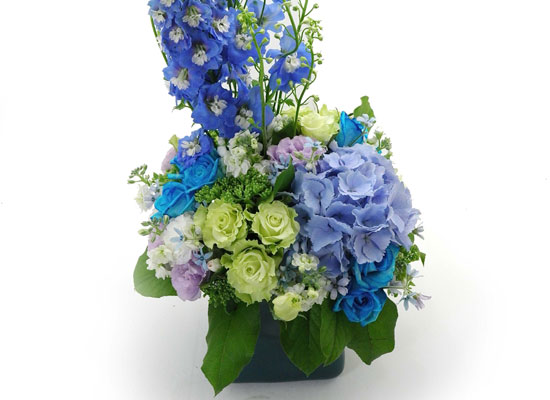 Made in 20 flowers - Green&blue