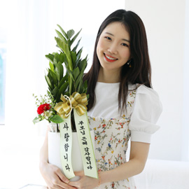 [서울,전국배송,지방화기변경] 존경하는 마음 담아 -  복덩이 금전수 꽃배달 꽃집