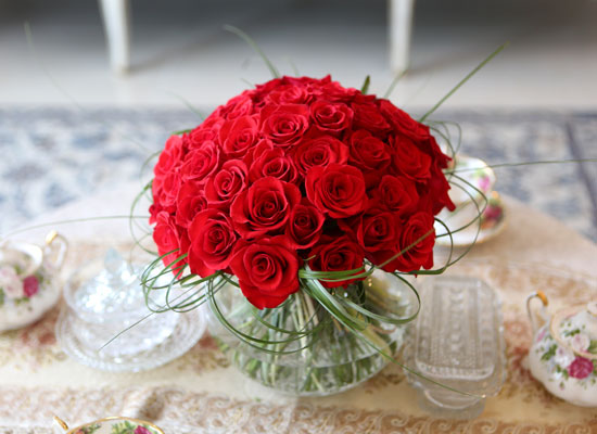[서울배송] Beautiful colors - Red rose vase