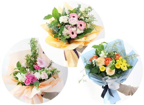 Bunch of flowers - 3 package 꽃집 꽃배달