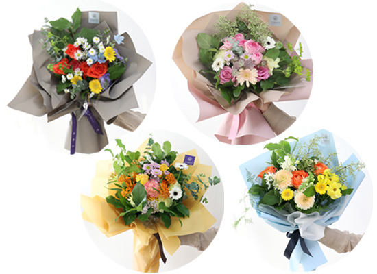 []Bunch of flowers - 4 package