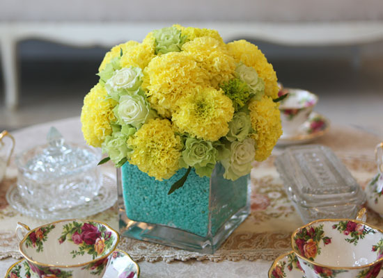 [] Beautiful colors - Mint Marigold  ɹ