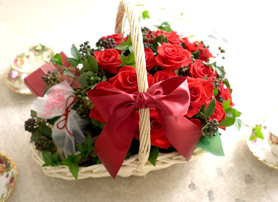 [] Grace Rose Basket  ɹ