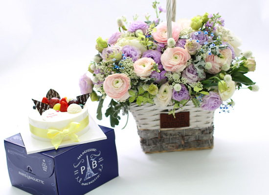 Flowers & Cake - 축복된 당신의 생일(계절소재변경) 꽃집 꽃배달