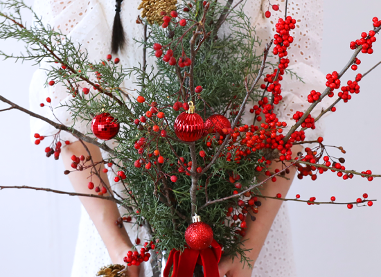 Christmas Ornament Vase  ɹ