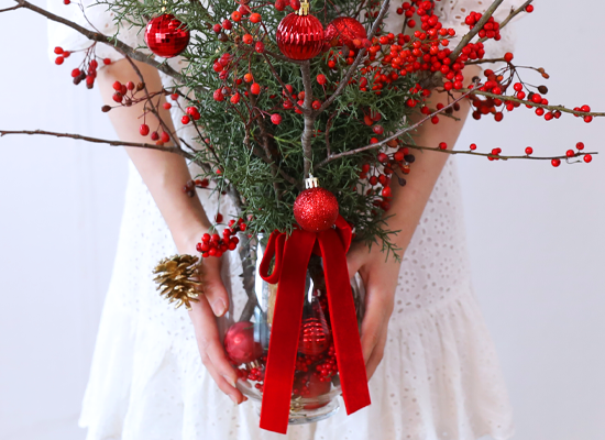 Christmas Ornament Vase  ɹ