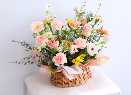 Soft Peach Garden Basket ���� �ɹ��