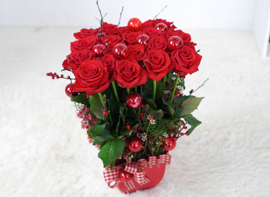 []Romantic Christmas - Rose tree  ɹ