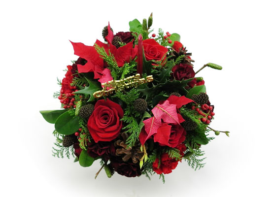 []Romantic Christmas - Red candle  ɹ