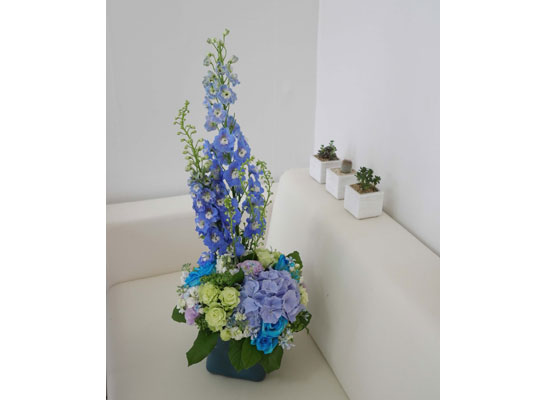 Made in 20 flowers - Green&blue  ɹ