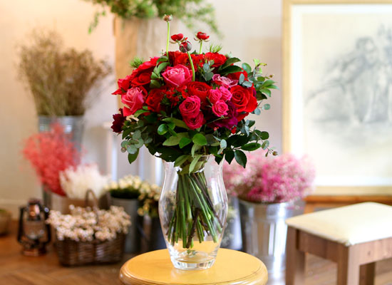 [/ fourseasons flower /ɻ] Spring red bouquet  ɹ