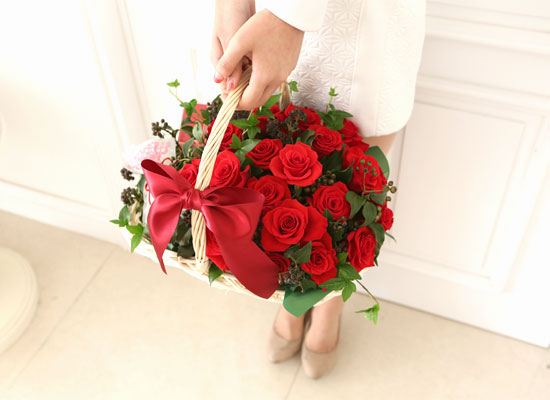 [] Grace Rose Basket  ɹ