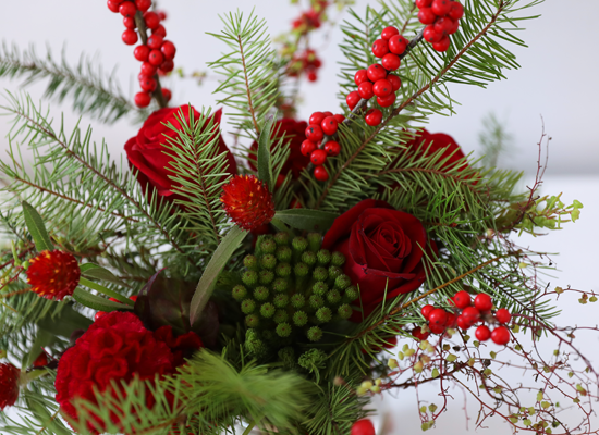 Mini Christmas Vase Bouquet  ɹ