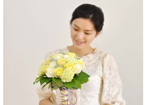 [수도권배송] 꽃의 여왕 장미- lemon yellow 꽃집 꽃배달