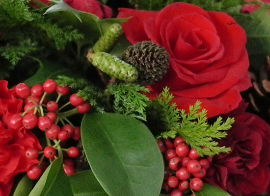 []Romantic Christmas - Red candle  ɹ