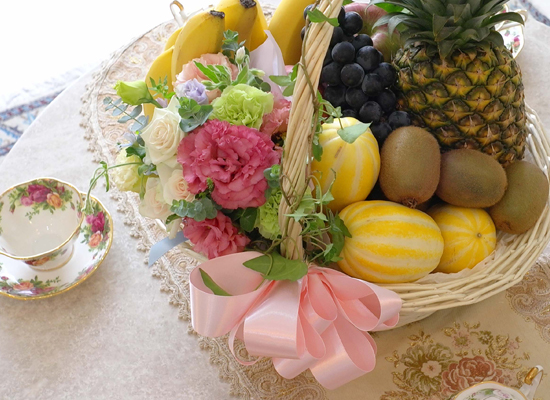 [전국배송] 아기자기 과일바구니 꽃집 꽃배달