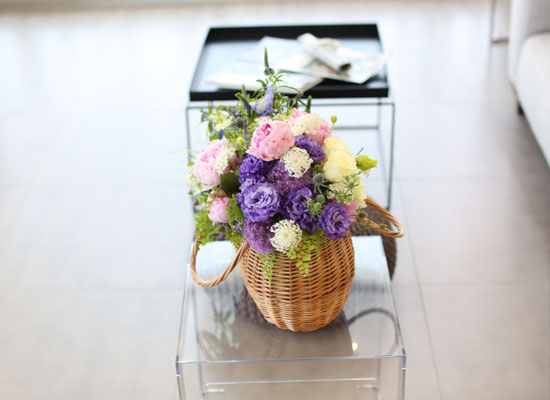 Stunning Flower Ideas -Elegance basket  ɹ