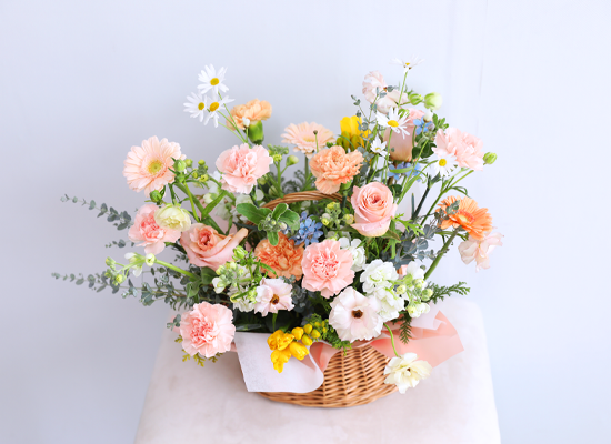 Soft Peach Garden Basket ���� �ɹ��