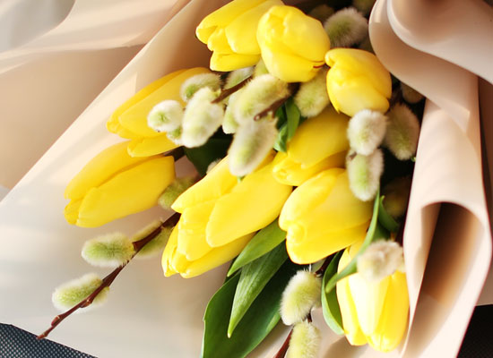Fresh spring flower Yellow BongBong ���� �ɹ��