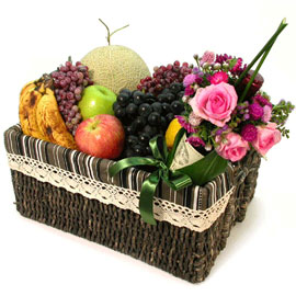 [과일바구니] 과일 한가득 - 와인과 함께 가을에 쓰는 편지 꽃배달 꽃집