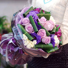 꽃다발을 하나 주세요 - Cobalt Violet 꽃배달 꽃집