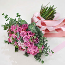 [50]The Roses Bloom - Pink ribbon 꽃배달 꽃집