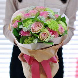 [전국배송]Rose & lovely bouquet 꽃배달 꽃집