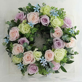 Made in 20 flowers - Lovely wreath ɹ 