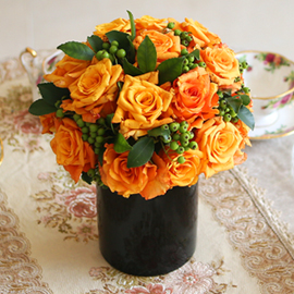 [] Beautiful colors - Orange roses ɹ 