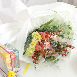 [서울/수도권배송][빼빼로데이] Provence flower bouquet - 프로방스 꽃다발 꽃배달 꽃집