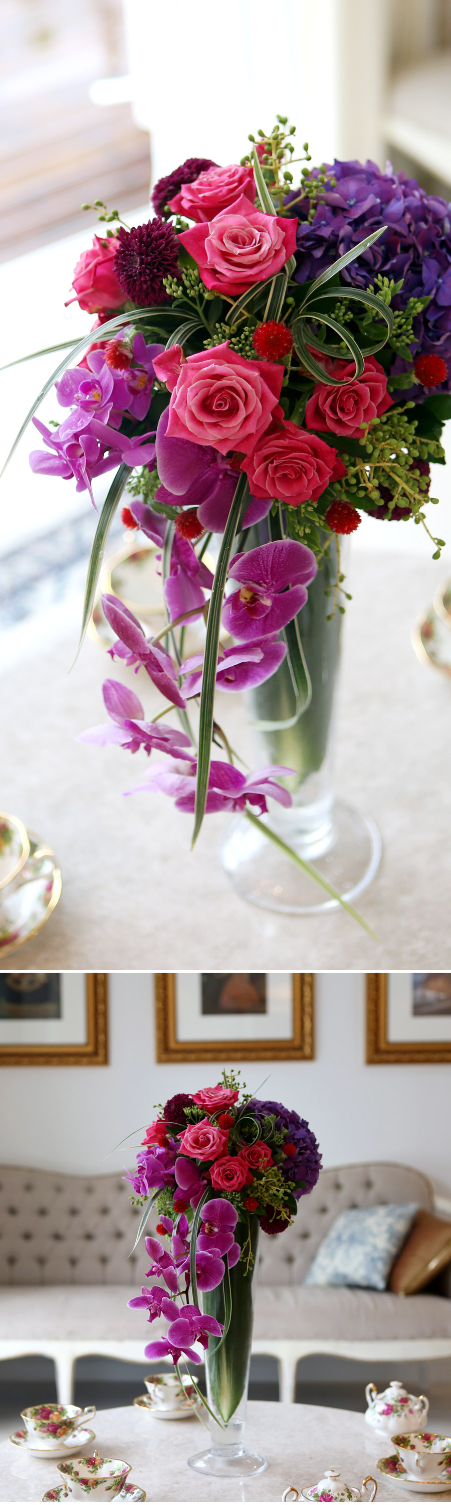 [/ Ϻ]  Art in Flowers - Cascade Vase  ɹ