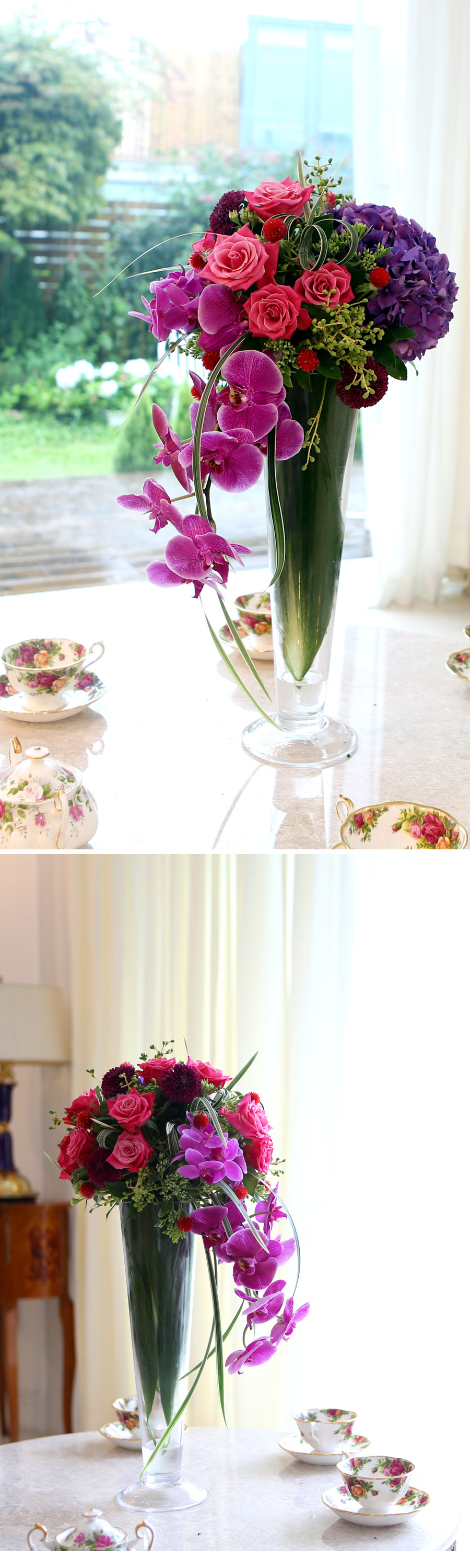 [/ Ϻ]  Art in Flowers - Cascade Vase  ɹ