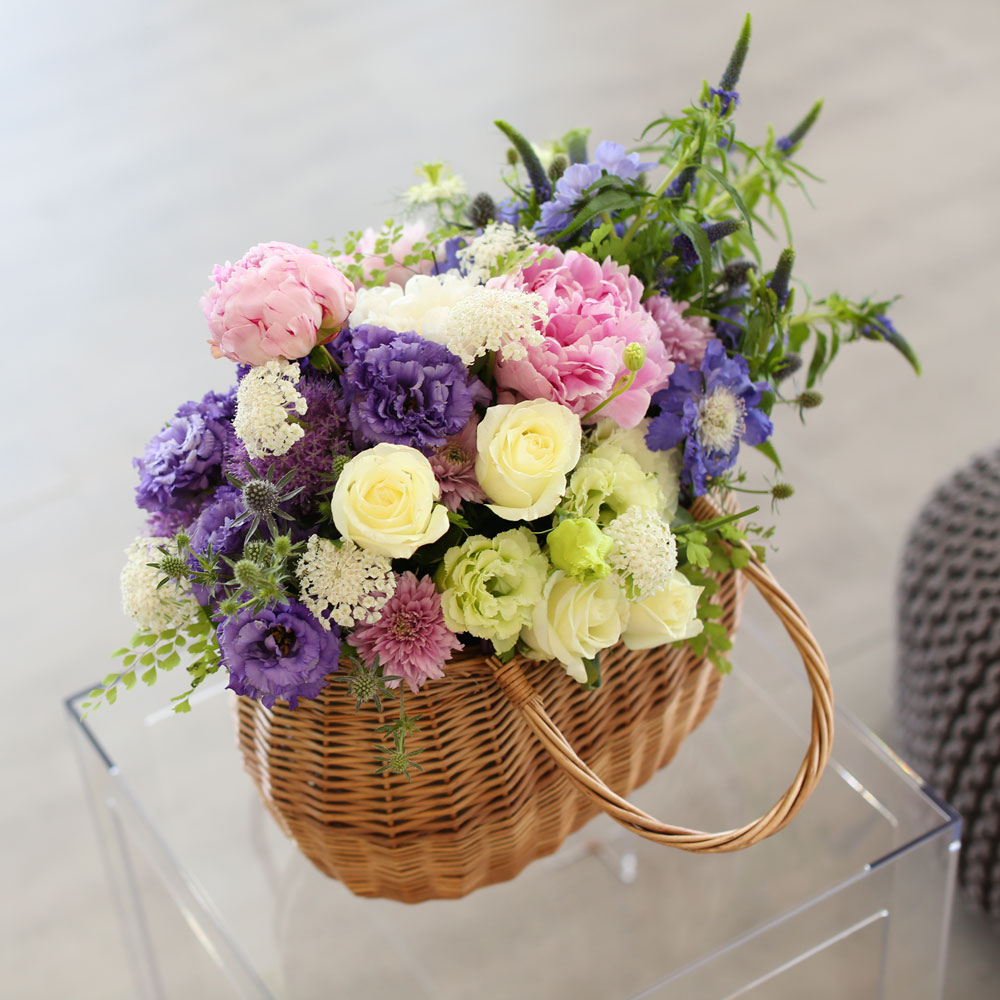 Stunning Flower Ideas -Elegance basket ²ÉÁý ²É¹è´Þ