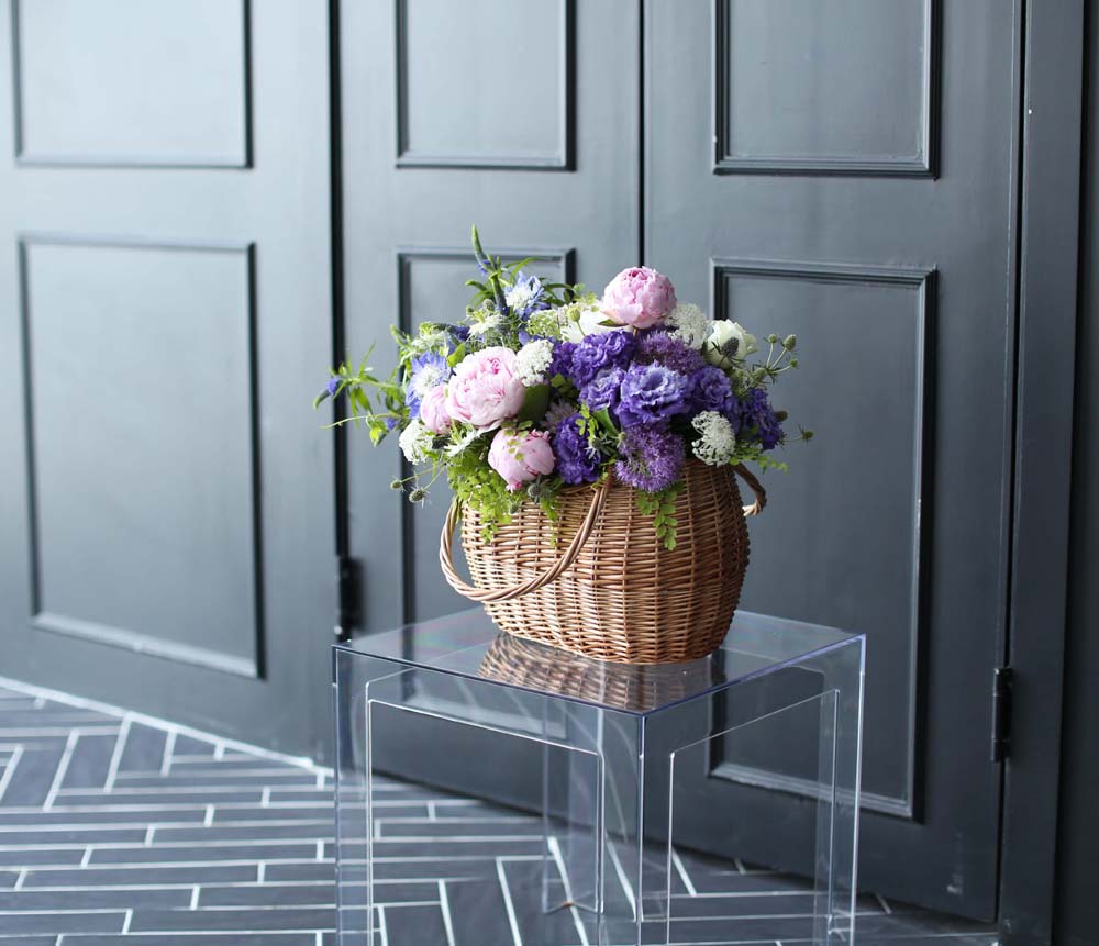 Stunning Flower Ideas -Elegance basket ²ÉÁý ²É¹è´Þ