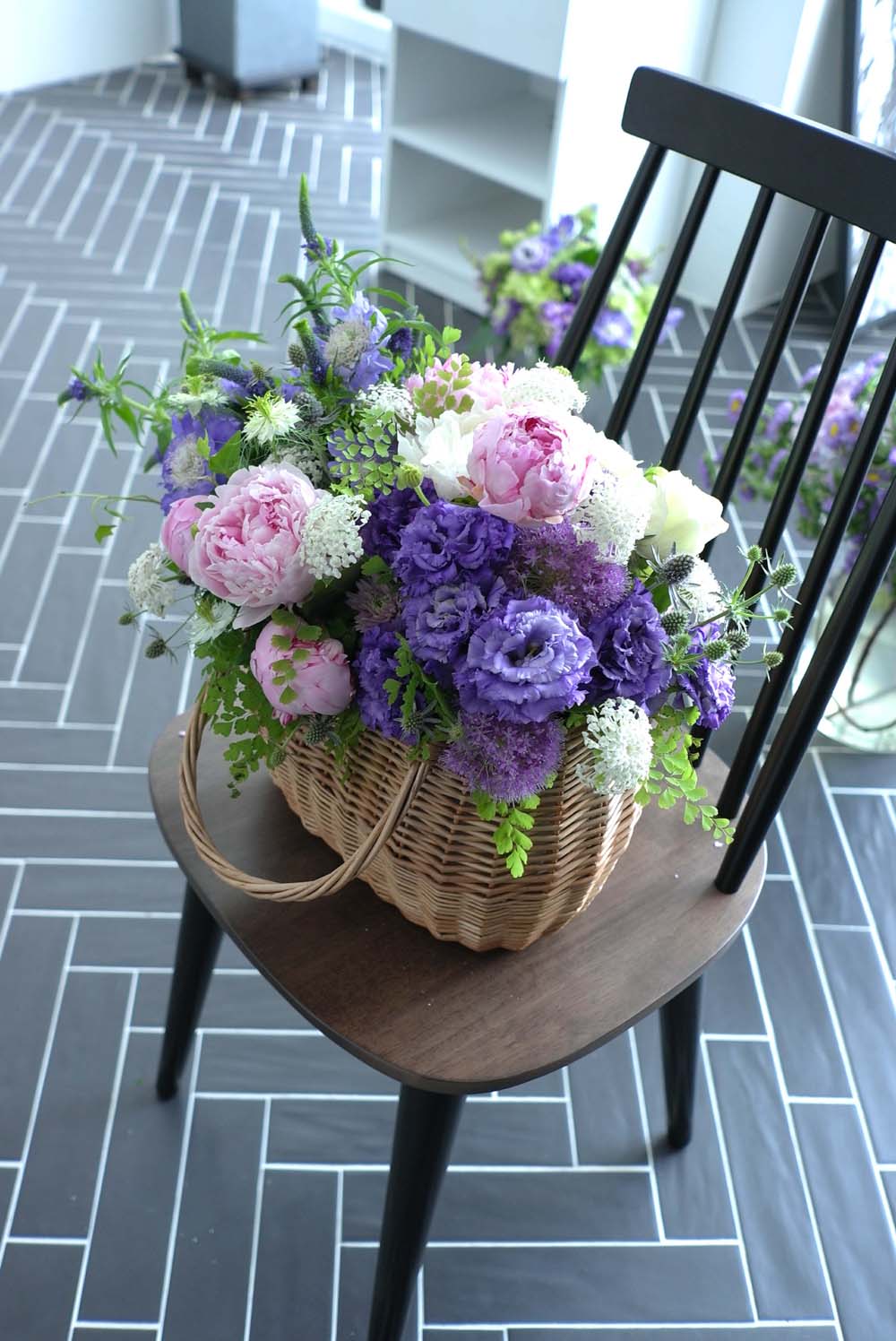 Stunning Flower Ideas -Elegance basket ²ÉÁý ²É¹è´Þ