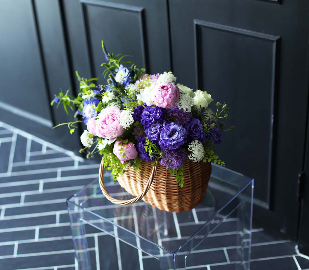 Stunning Flower Ideas -Elegance basket ²ÉÁý ²É¹è´Þ