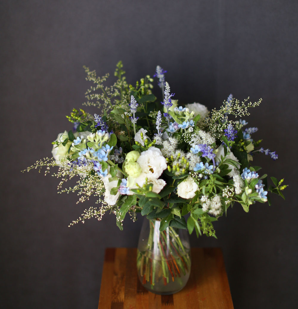 Ways to Freshen Your Home - white and white and blue