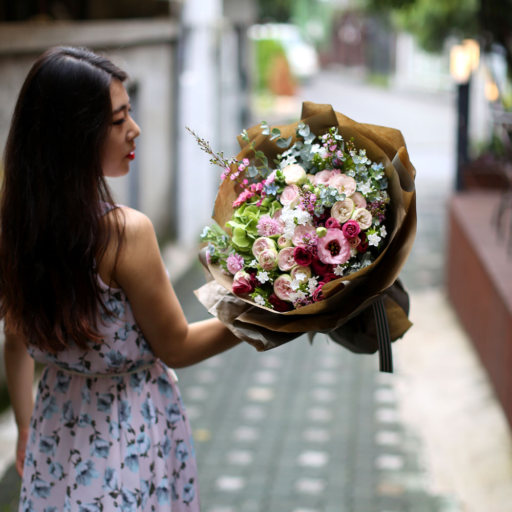 [/ǹ]Big Size Bouquet - Pink Perfume  ɹ