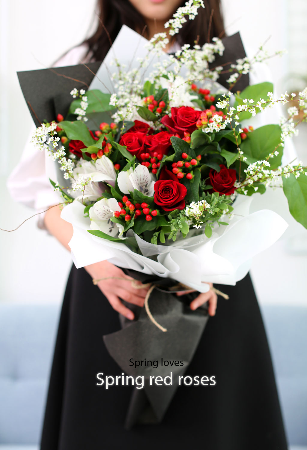 Spring loves Spring red roses