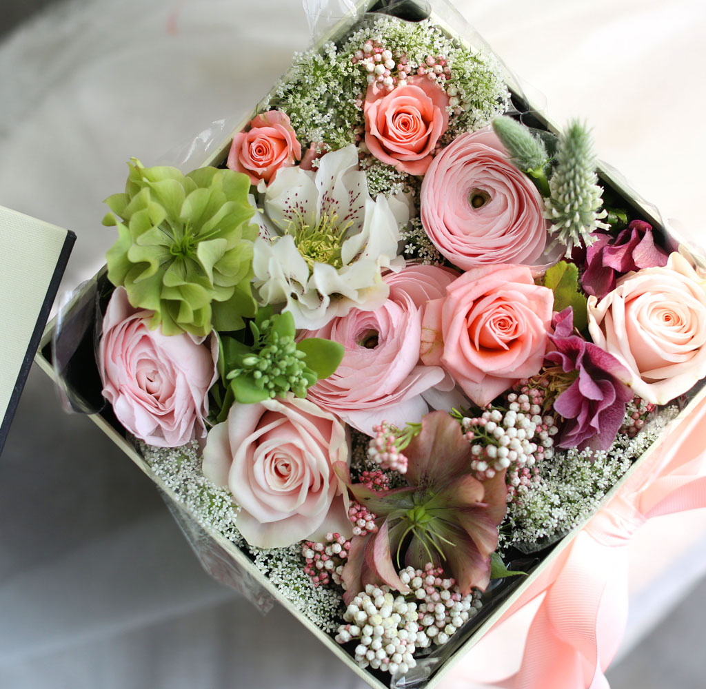 [,]  Love is a rose - A pink