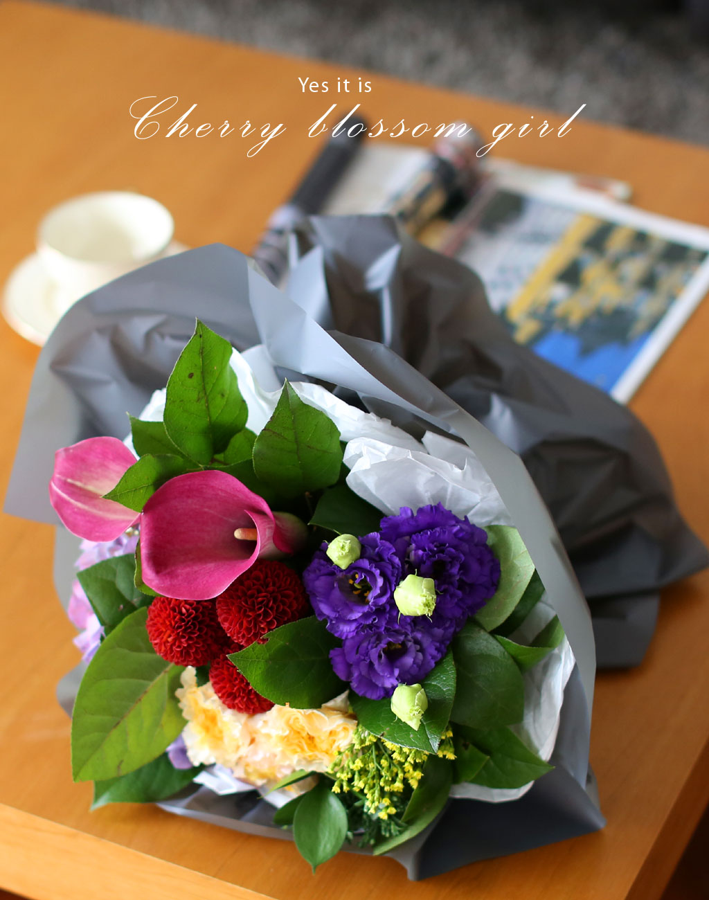 []Yes it is - Cherry blossom girl