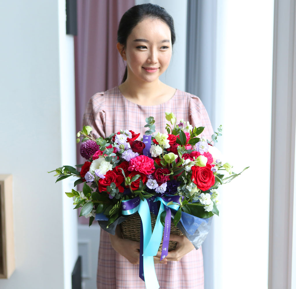 Àü±¹À¸·Î ²É º¸³»¼¼¿ä - dz¼ºÇÑ ·¹µå ²É¹Ù±¸´Ï ²ÉÁý ²É¹è´Þ