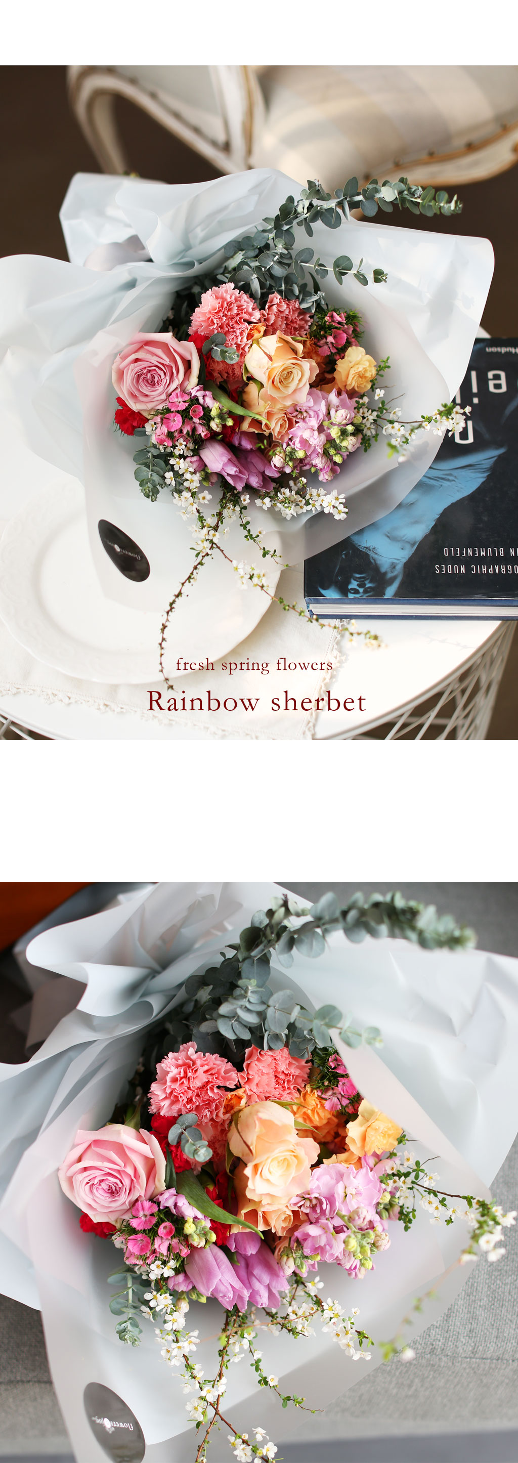 [/ǹ]Fresh spring flower rainbow sherbet  ɹ