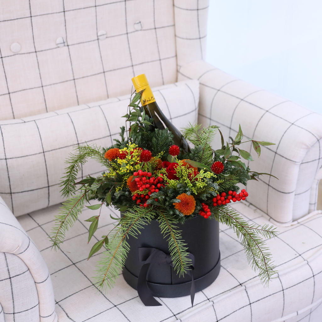 Christmas Wine Bloom Box (κ)  ɹ