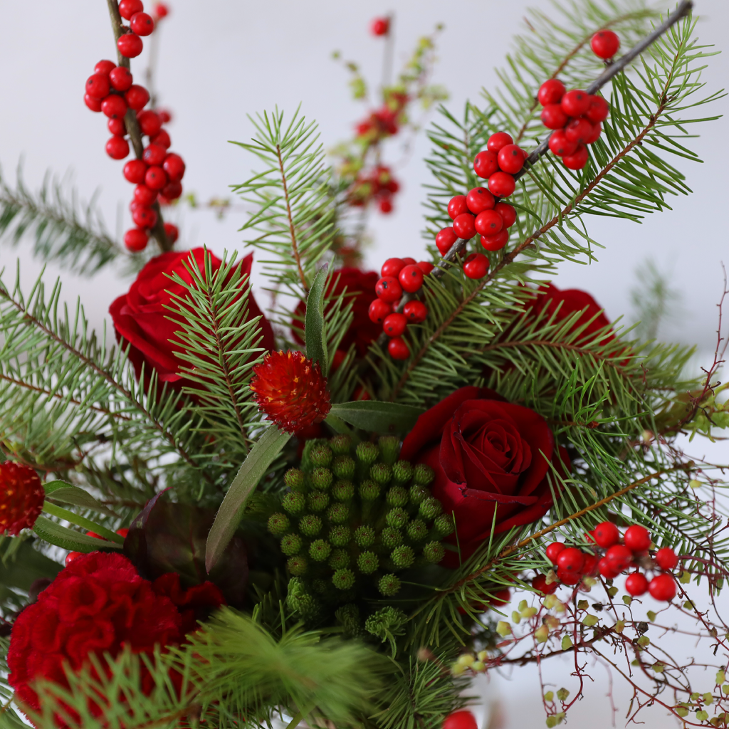 Mini Christmas Vase Bouquet  ɹ