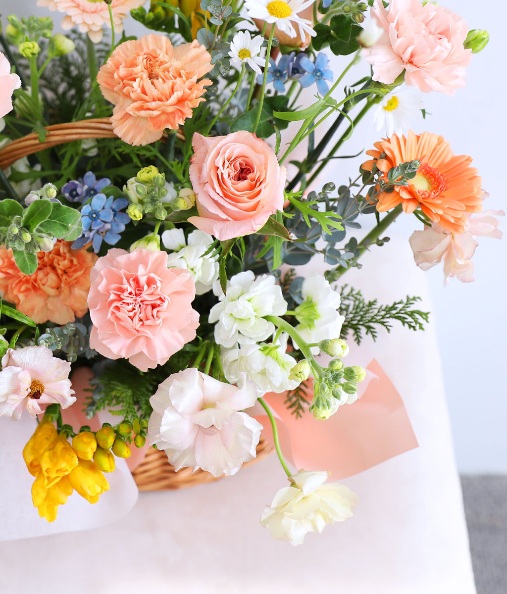 Soft Peach Garden Basket ���� �ɹ��