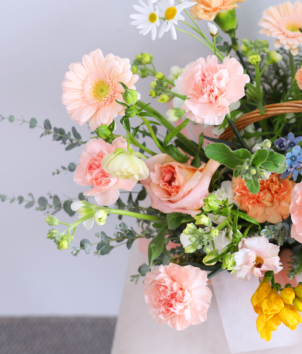 Soft Peach Garden Basket ���� �ɹ��