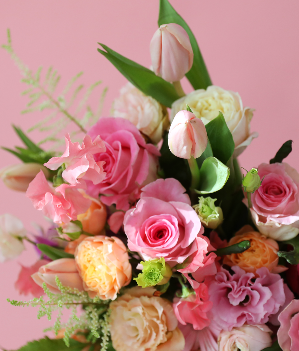 A shape of heart - Love you, Pinky Promise